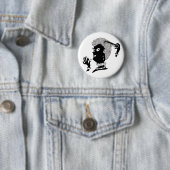 Alice doet haar 'do ronde button 5,7 cm (In situ)