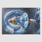 Alice door de Portal Decoupage Tissuepapier (Voorkant)