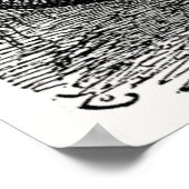 Alice Door Het Kijken Glas - De Jabberwocky Poster (Hoek)