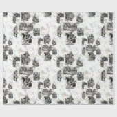 Alice door het Kijkende Glasontage/Omslag Cadeaupapier (Vlak)