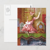 ALICE DOOR HET KIJKGLAS BRIEFKAART (Voorkant / Achterkant)