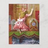 ALICE DOOR HET KIJKGLAS BRIEFKAART (Voorkant)