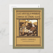 Alice door het kijkglas feestdagenkaart (Voorkant / Achterkant)
