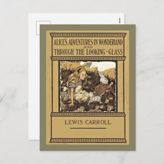 Alice door het kijkglas feestdagenkaart (Voorkant / Achterkant)