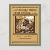 Alice door het kijkglas feestdagenkaart (Voorkant)
