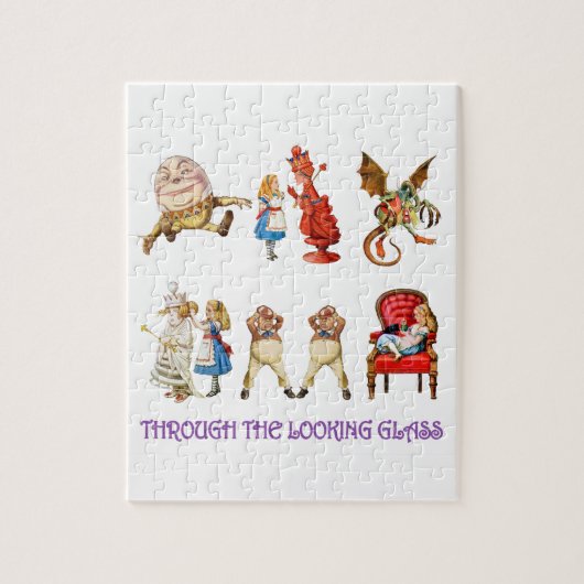 Alice door het kijkglas legpuzzel (Verticaal)