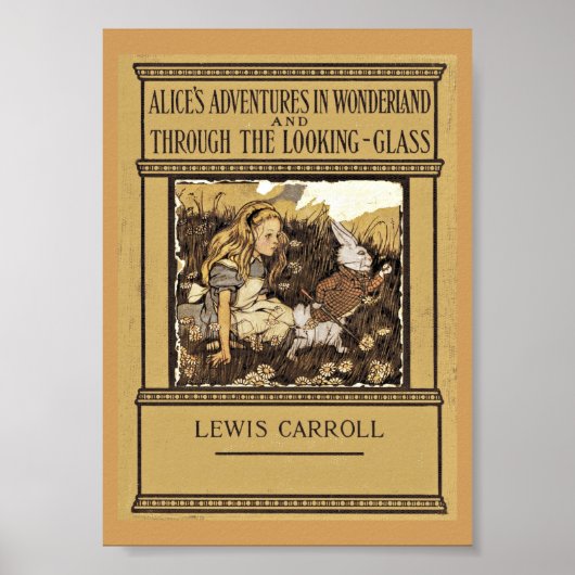 Alice door het kijkglas poster (Voorkant)