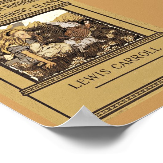 Alice door het kijkglas poster (Hoek)