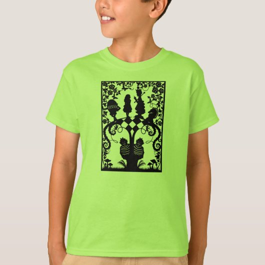 Alice door het uitziende glas T-Shirt (Voorkant)