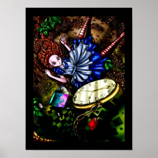 Alice Down the Rabbit Poster
