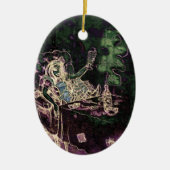 Alice Drink Absinthe Now Keramisch Ornament (Voorkant)