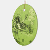 Alice Drink Absinthe Now Keramisch Ornament (Links)