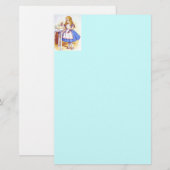 Alice Drink Kleur Briefpapier (Voorkant / Achterkant)