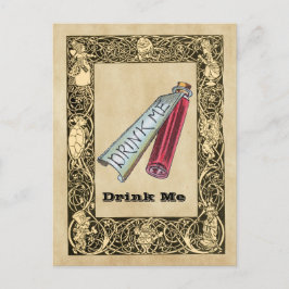 Alice - Drink me 1865 Briefkaart