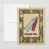 Alice - Drink me 1865 Briefkaart (Voorkant / Achterkant)