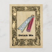 Alice - Drink me 1865 Briefkaart (Voorkant)