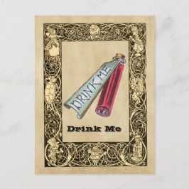Alice - Drink me 1865 Briefkaart