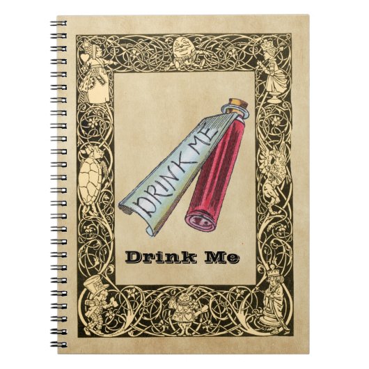 Alice - Drink me 1865 Notitieboek (Voorkant)