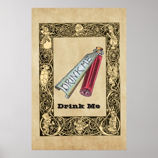 Alice - Drink me 1865 Poster (Voorkant)