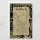 Alice Drink me Collage Briefpapier (Voorkant / Achterkant)