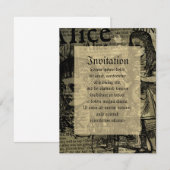Alice Drink Me Collage Kaart (Voorkant / Achterkant)