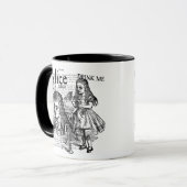 Alice Drink me Collage Mok (Voorkant links)