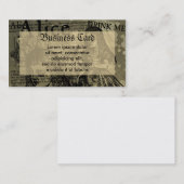 Alice Drink me Collage Visitekaartje (Voorkant / Achterkant)