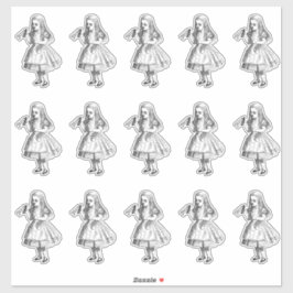  Alice Drink me Sticker