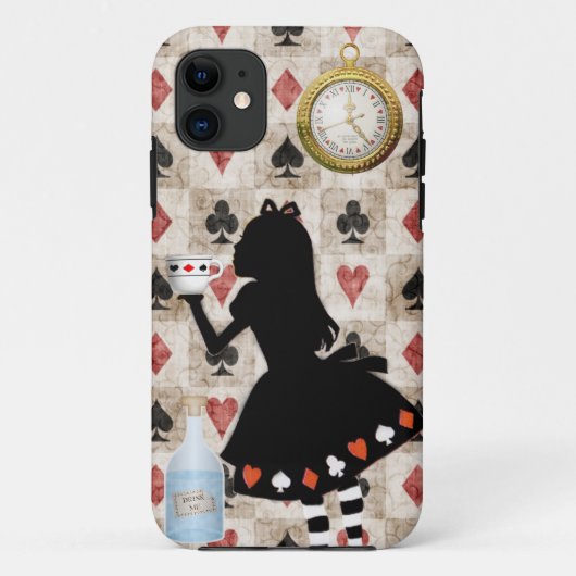 Alice Drink Tea Case-Mate iPhone Case (Achterkant)