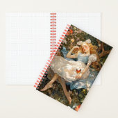  Alice droomt van Wonderland Notitieboek (Binnen)