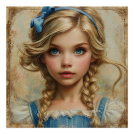 Alice' Droomwereld: Wonderlandse Grillen Perfect Poster
