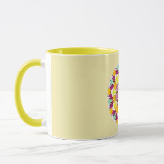 ALICE ~ Een gepersonaliseerd Snoep Delight Pattern Mok (Links)