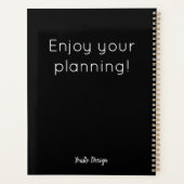 Alice. Elegant personaliseert Yoga Planner (Achterkant)