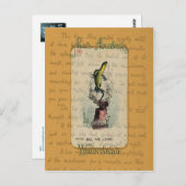 Alice en Bill the Lizard Briefkaart (Voorkant / Achterkant)