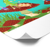 Alice en Caterpijler Poster (Hoek)