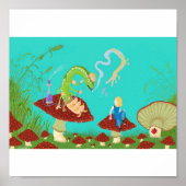 Alice en Caterpijler Poster (Voorkant)