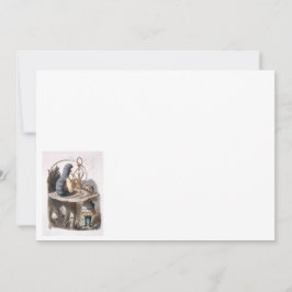 ALICE en Caterpillar - Avonturen in Wonderland Notitiekaartje