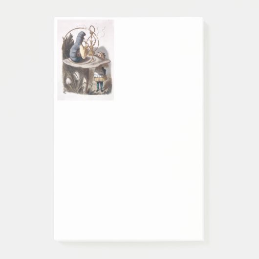 ALICE en Caterpillar - Avonturen in Wonderland Post-it® Notes (Voorkant)
