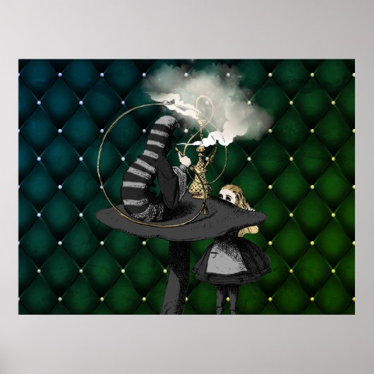 Alice en Caterstyle Wonderland Poster (Voorkant)