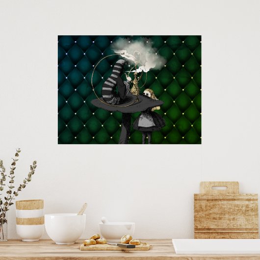Alice en Caterstyle Wonderland Poster (Keuken)