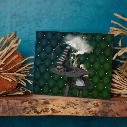 Alice en Caterstyle Wonderland Tabletop Fotoplaat (Zijkant)