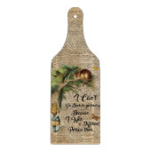 Alice en Cheshire Cat Quote Dictionary Art Snijplank (Voorkant)