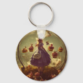 Alice en Cupcakes Fantasy Sleutelhanger (Voorkant)