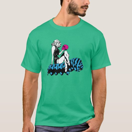 Alice en de blauwe caterler t-shirt (Voorkant)