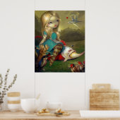 Alice en de Bosch Birds ART PRINT Wonderland (Keuken)