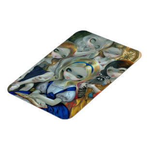 "Alice en de Bouguereau Prinsessen" Flex Magnet Magneet