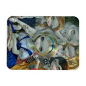 "Alice en de Bouguereau Prinsessen" Flex Magnet Magneet (Horizontaal)