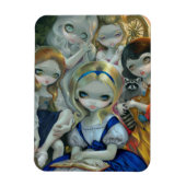 "Alice en de Bouguereau Prinsessen" Flex Magnet Magneet (Verticaal)