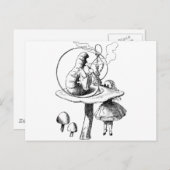 Alice en de Caterpijler Briefkaart (Voorkant / Achterkant)