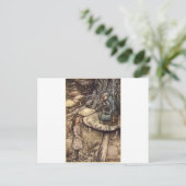 Alice en de Caterpijler Briefkaart (Staand voorkant)